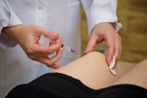 Unión en la articulación de la rodilla